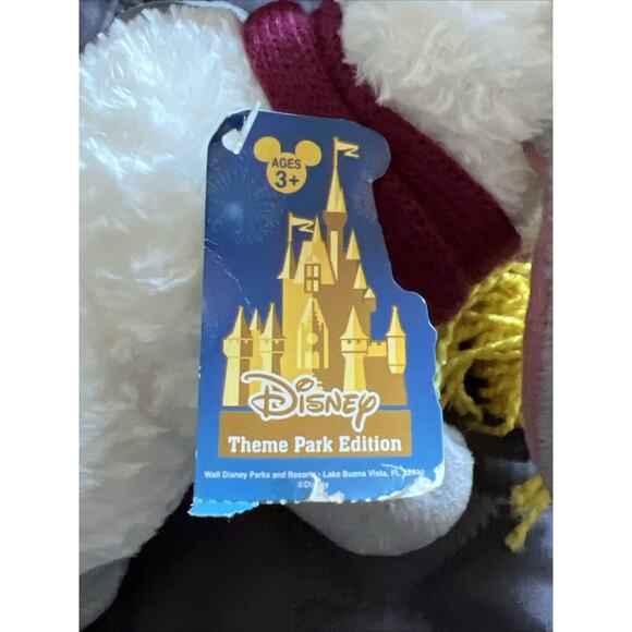 DISNEY World Theme Park Eeyore Snowman Christmas Beanbag Plush 2003 Vintage - Picture 5 of 7